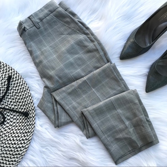 Creatures of Comfort Pants - Creatures of Comfort Tapered Leg Plaid Pants